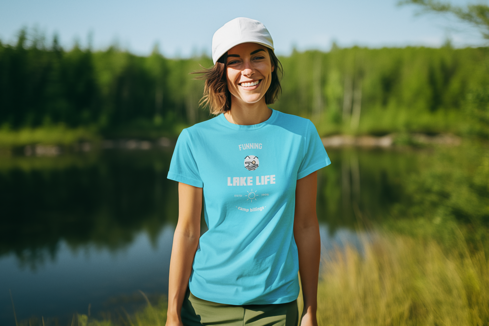 Summer Camp Fun Swim Unisex Tee