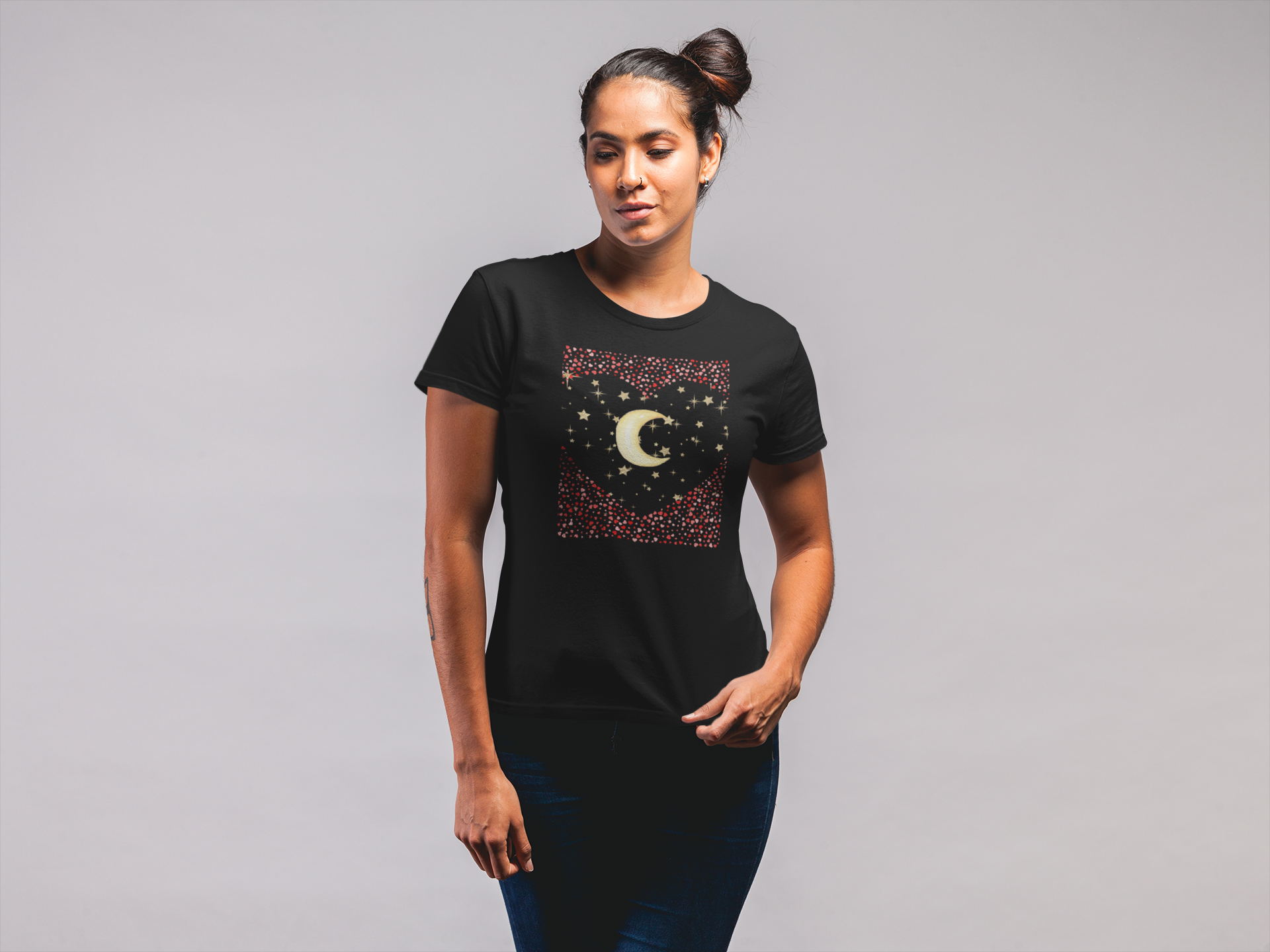 Vibe Moon and Stars Unisex Tee