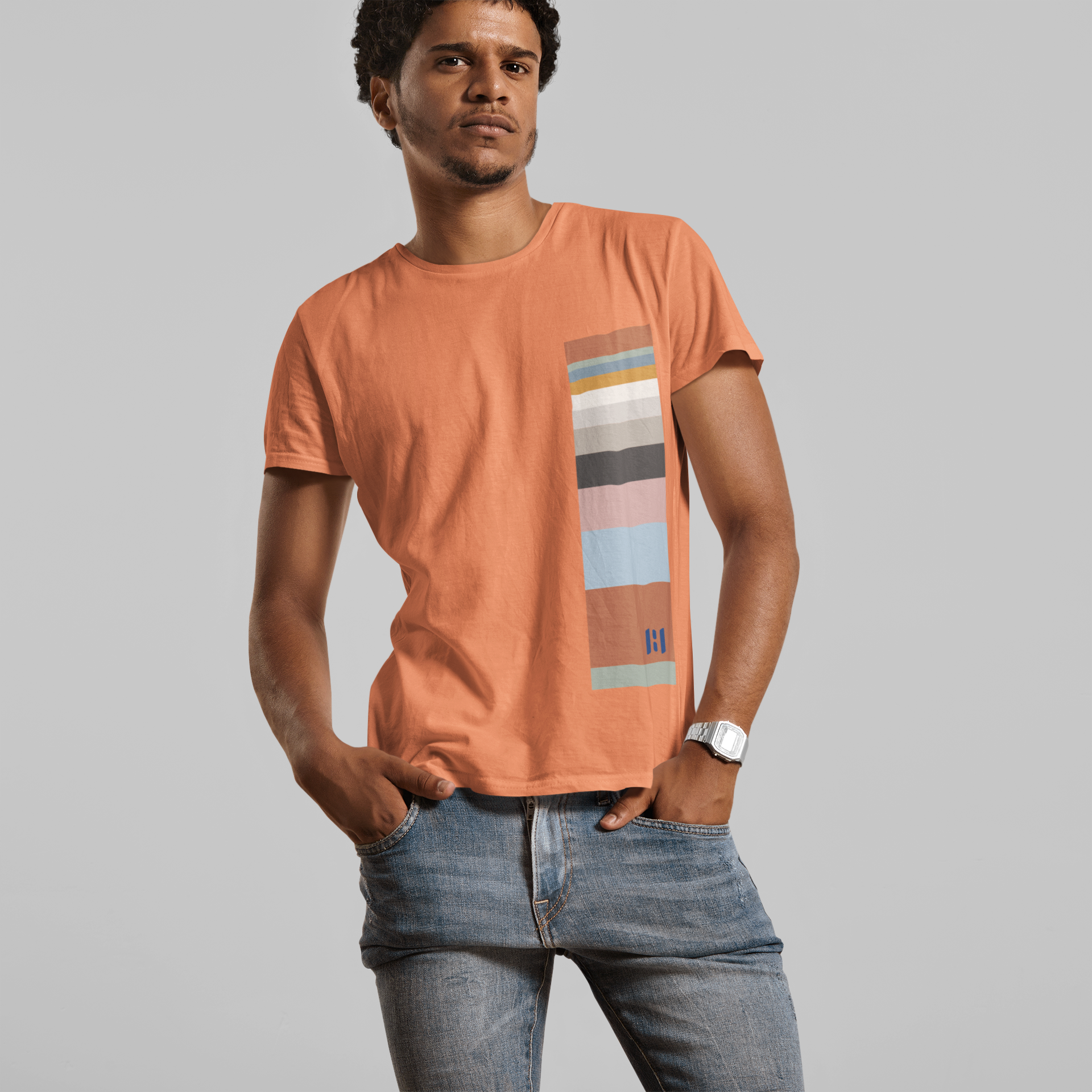 Canvas ColorBlock 2 Unisex Tee