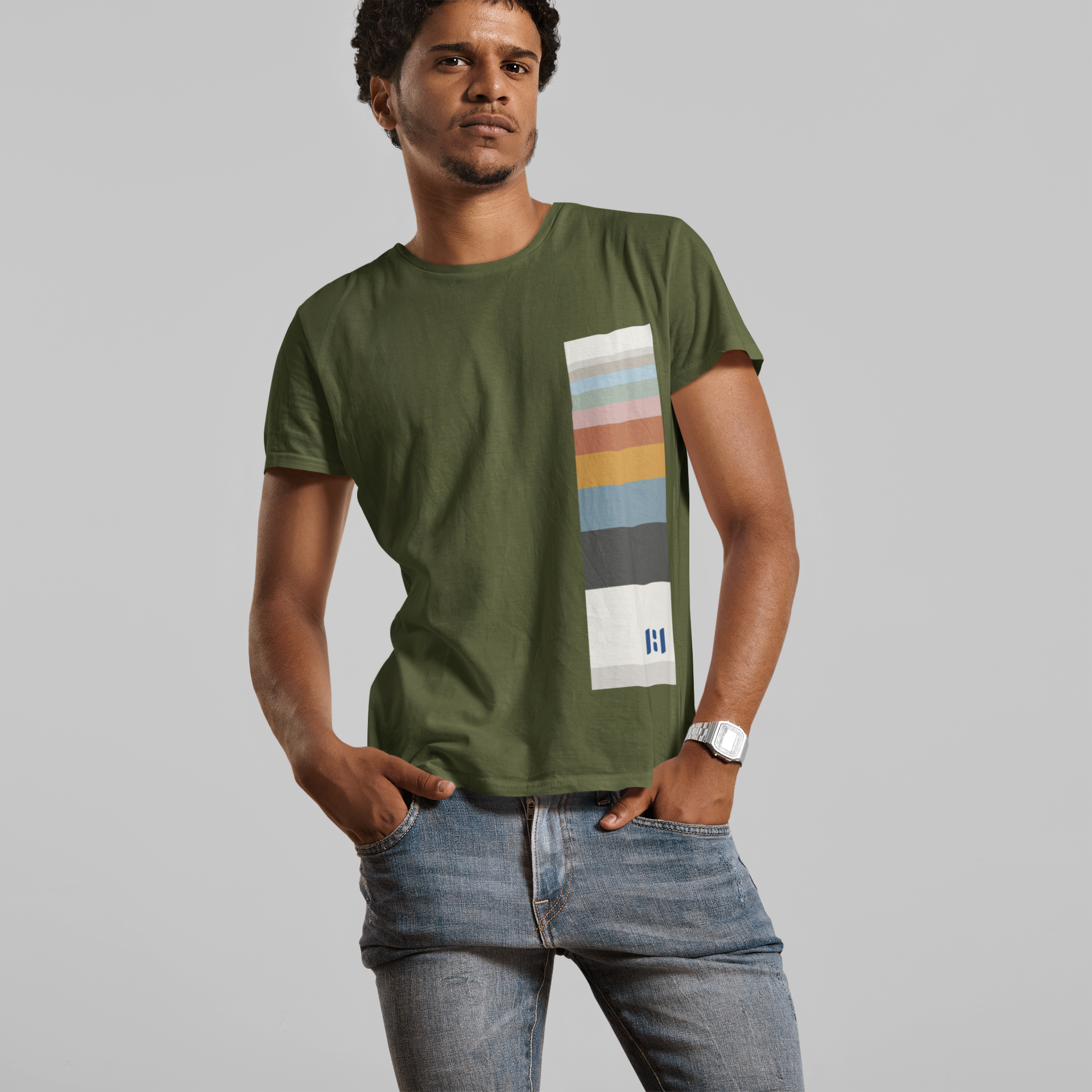 Canvas ColorBlock 3 Unisex Tee