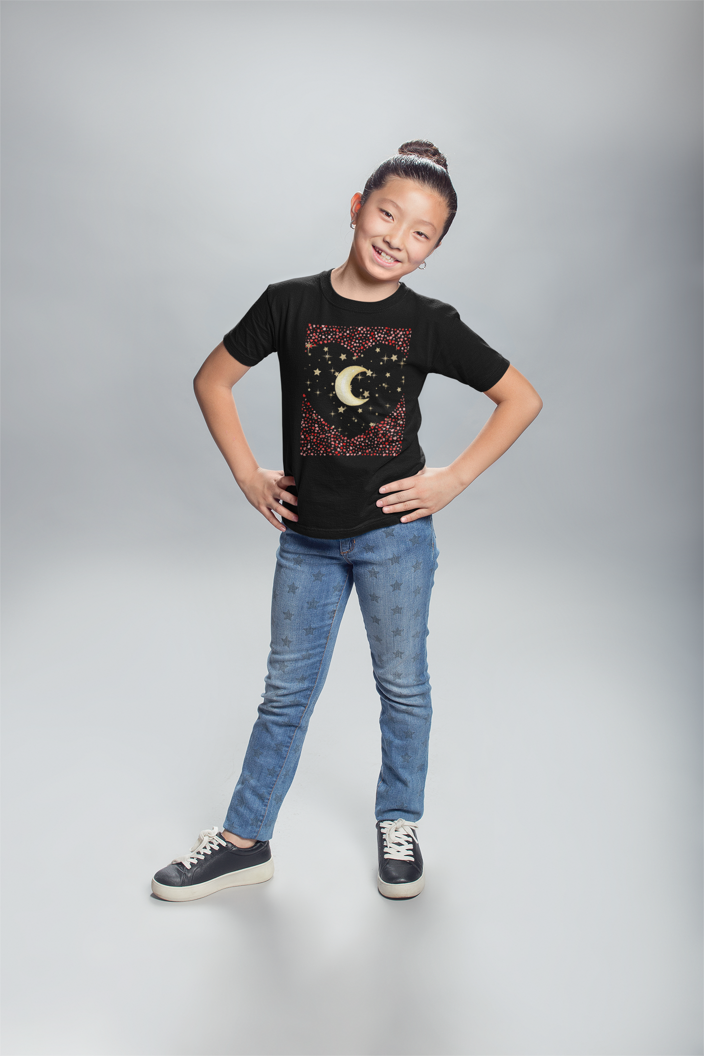 Vibe Moon and Stars Youth Tee